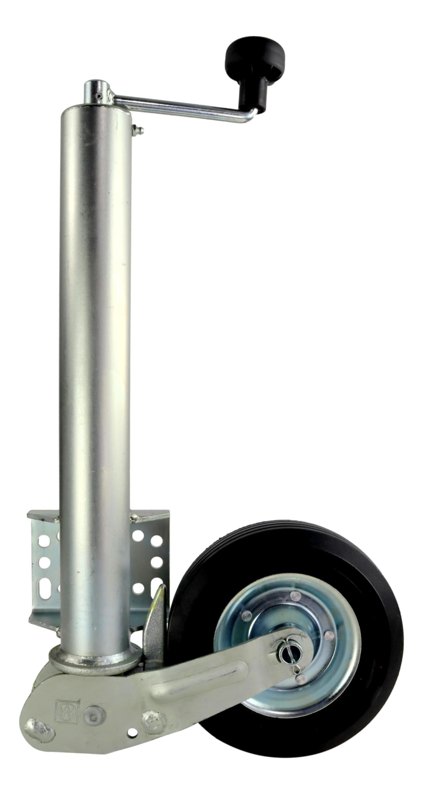 trailer parts4u Rueda de apoyo automática Winterhoff con brida universal, 250 kg, 60 mm, para remolque de automóviles