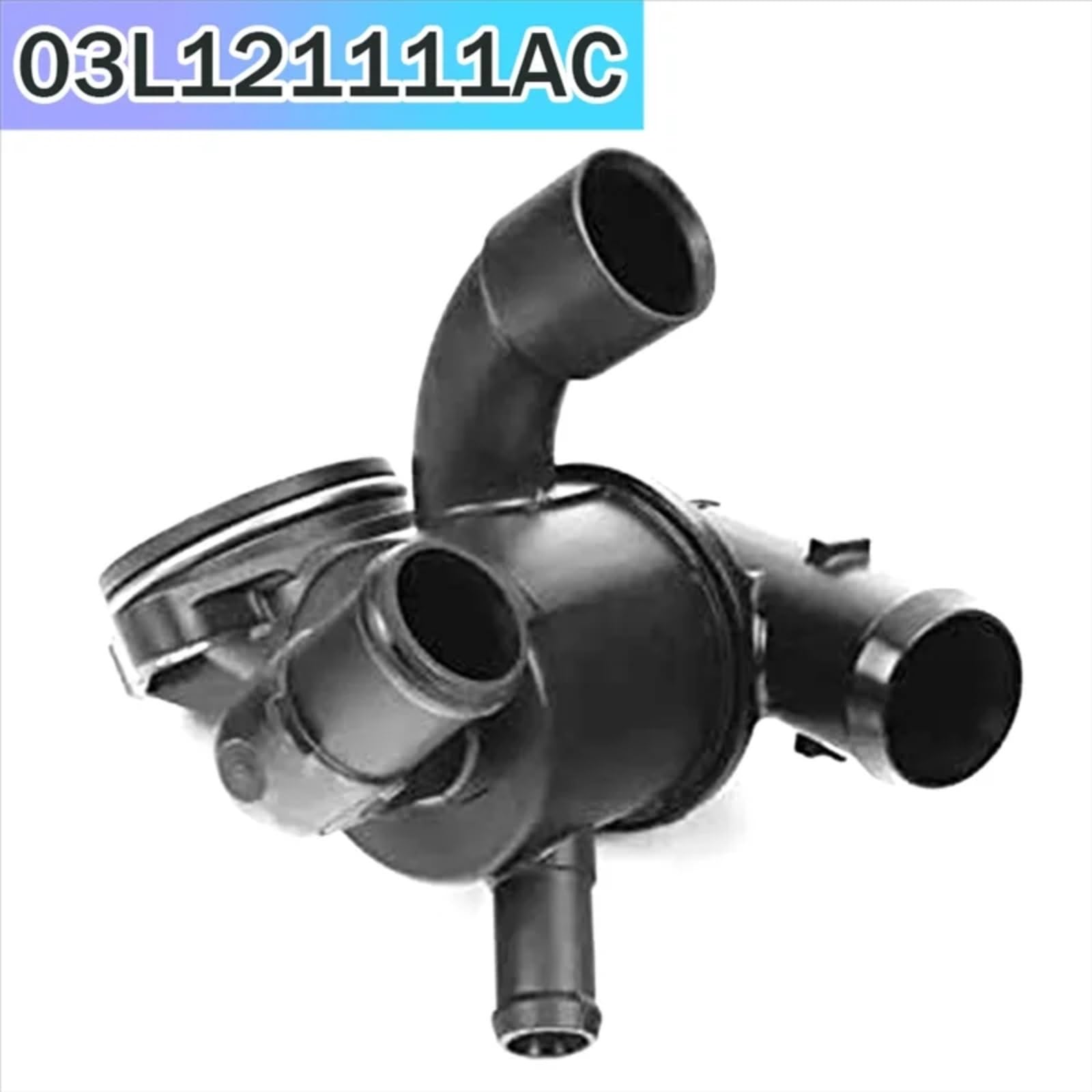 Termostato Alloggiamento Termostato Refrigerante Per Per Vento 2005-2014 03L121111AC | Alloggiamento termostato liquido di raffreddamento motore 03L121111AC