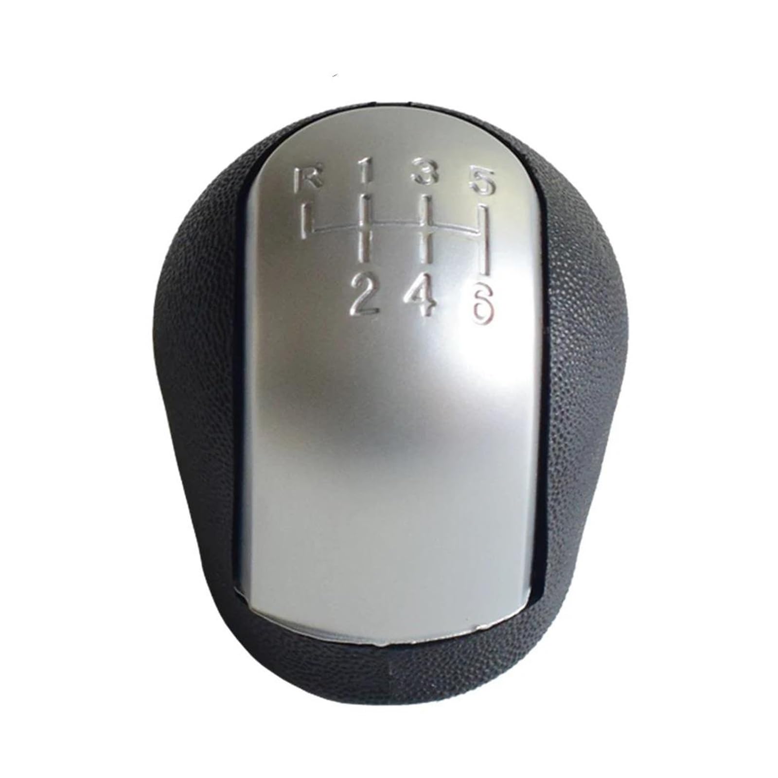 ZYINCEN Speed Gear Shift Knob for Opel for Vectra C 2002-2005 Car Shift Gear Knob Lever Replace(Matt Silver,C)