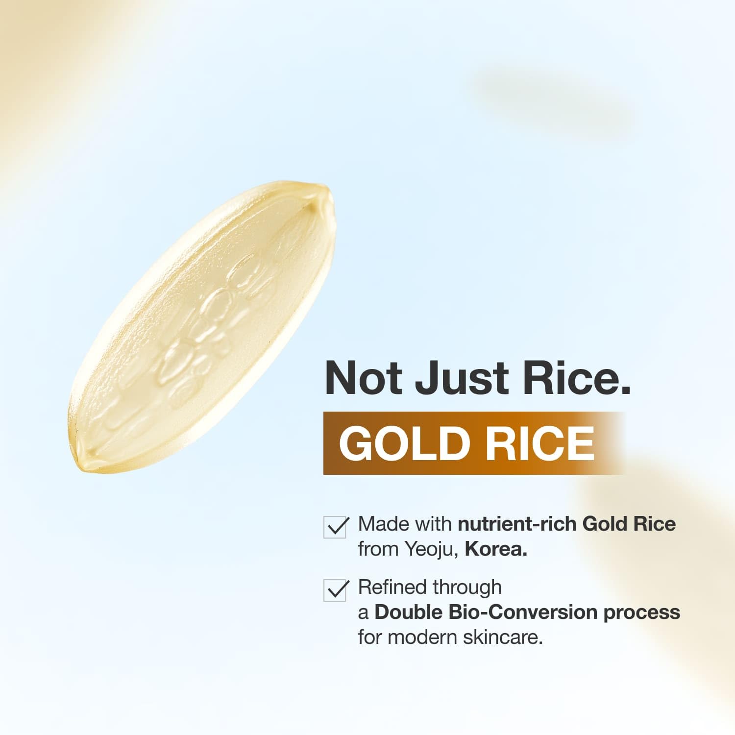 Gold Rice Energy Cream with Peptide & Hyaluronic Acid, Vegan Korean Moisturizer
