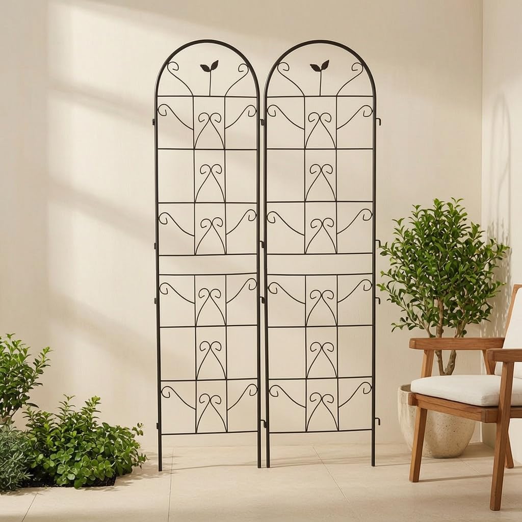 Graticcio da Giardino in Ferro, 180cm x 45cm (due pezzi)