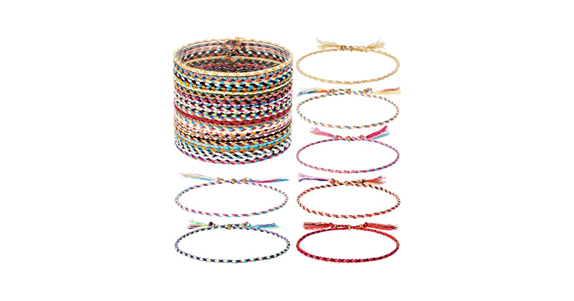 ブレスレット [LANARCH][2184] Double Strap Weaving Bracelet 2plan (ツープラン) - [LAN ARCHIVE]ダブルストラップ