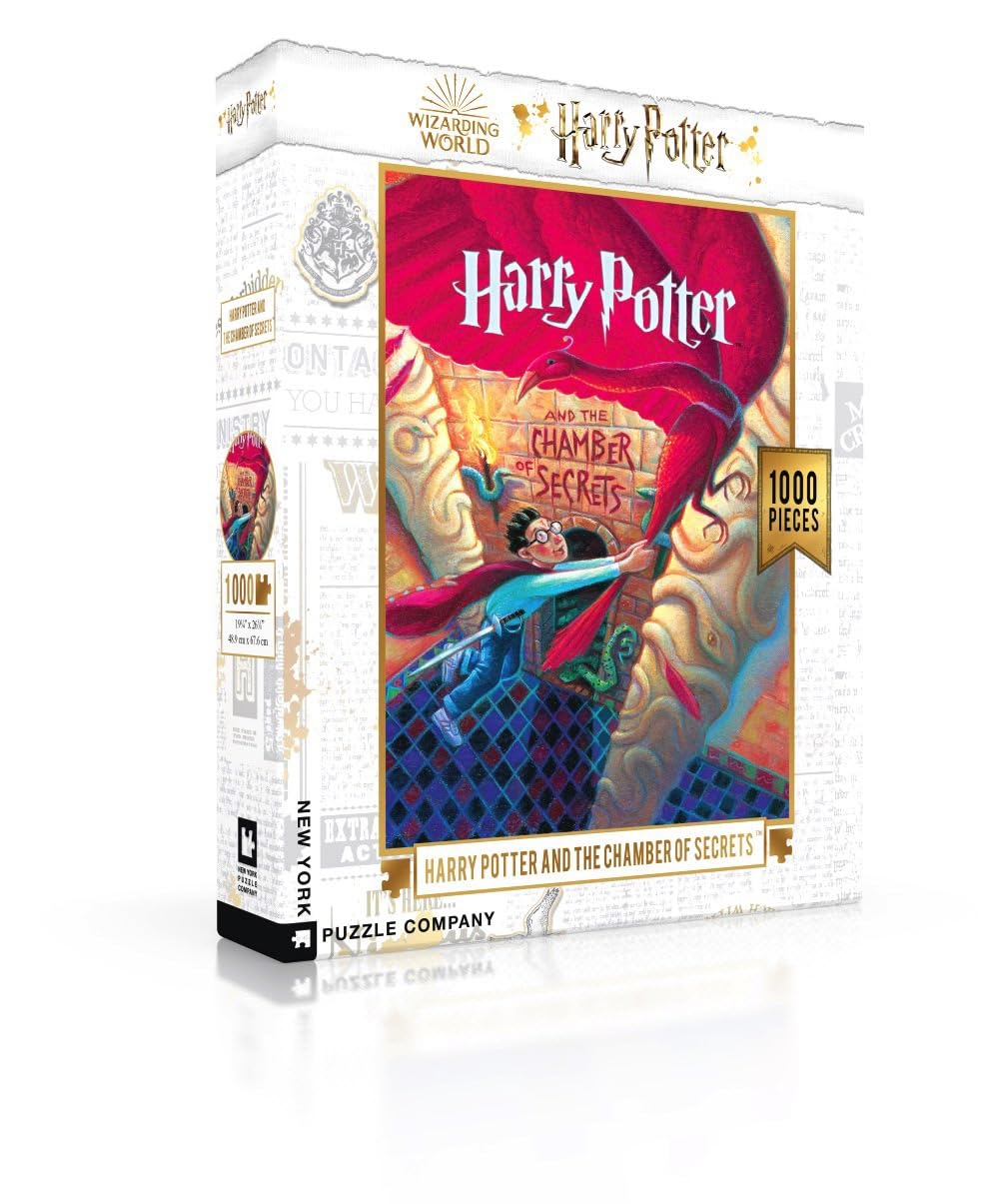 New York Puzzle Company - Harry Potter Chamber of Secrets - 1000 Piece Jigsaw Puzzle