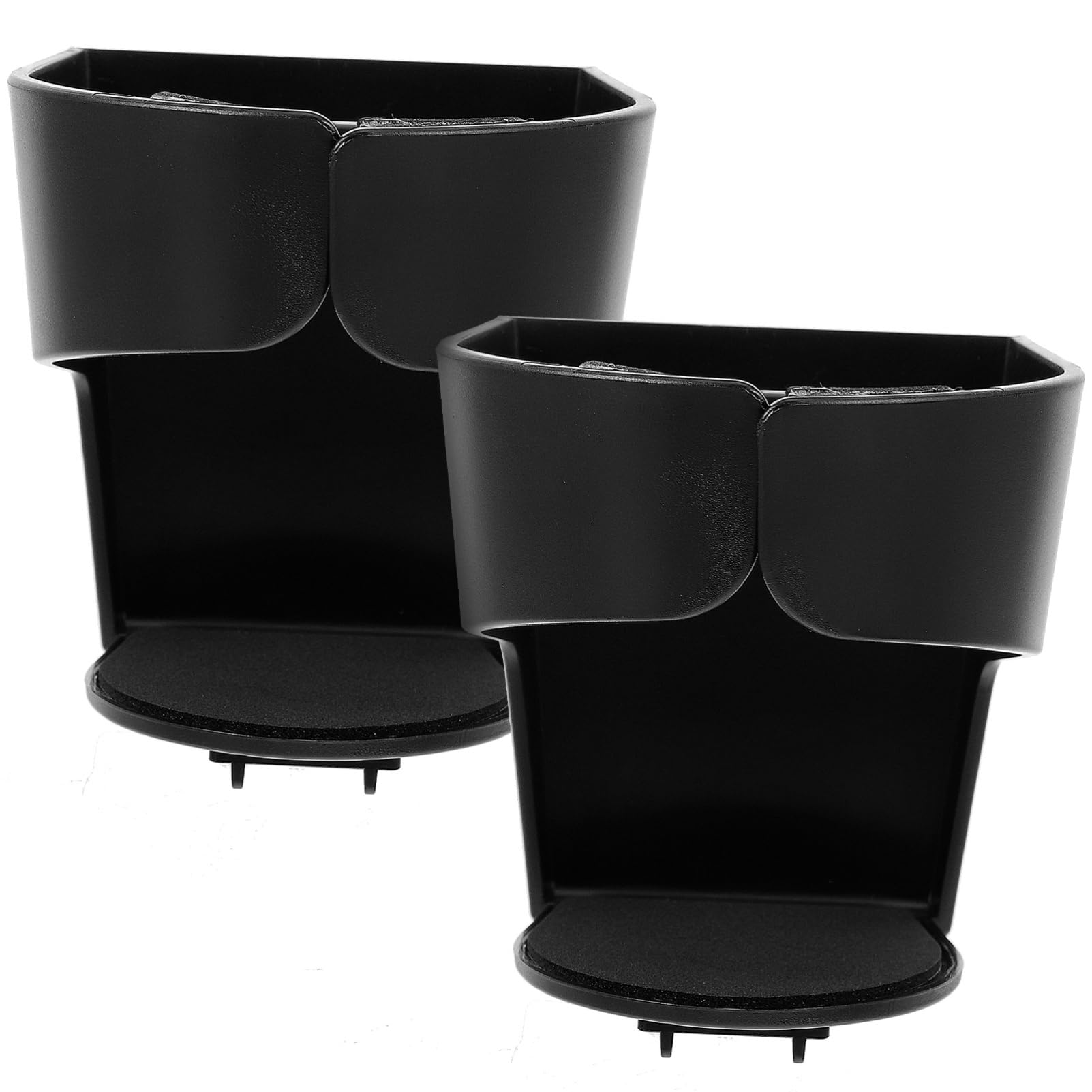 OUNONA 5 Set Portabicchieri Per Auto Tazza Titolare Titolari Portabicchieri Per Passeggino Regolabile Deodorante Per Auto Bottiglia D'acqua Aereo Idro Aria Multi Black Abs 2 Pezzi * 5