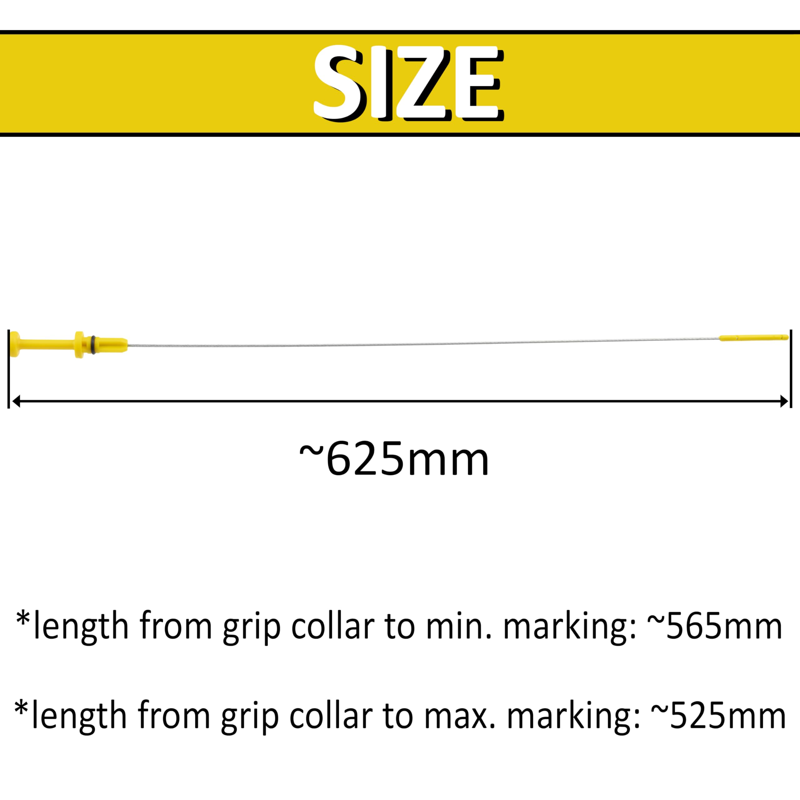 Jauge à Huile 568 Mm Pour Peugeot Citroën Moteur 1.6 HDi OEM = 1174.G2 - 1174.E6