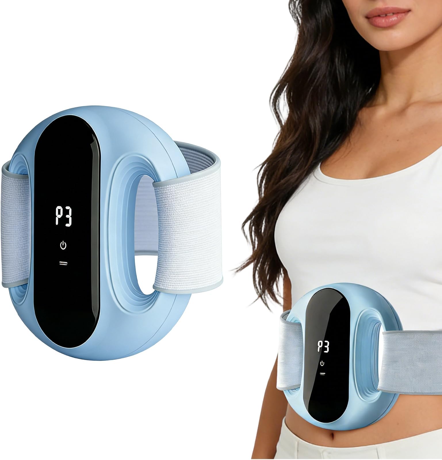 – Fascia Ring for Women - Waist Massage Machine | Body Shaping Vibration Ring,for Runners Travelers Athletes Women Men Laborers Fitness Lovers Home Office Yoga Studio Travel
