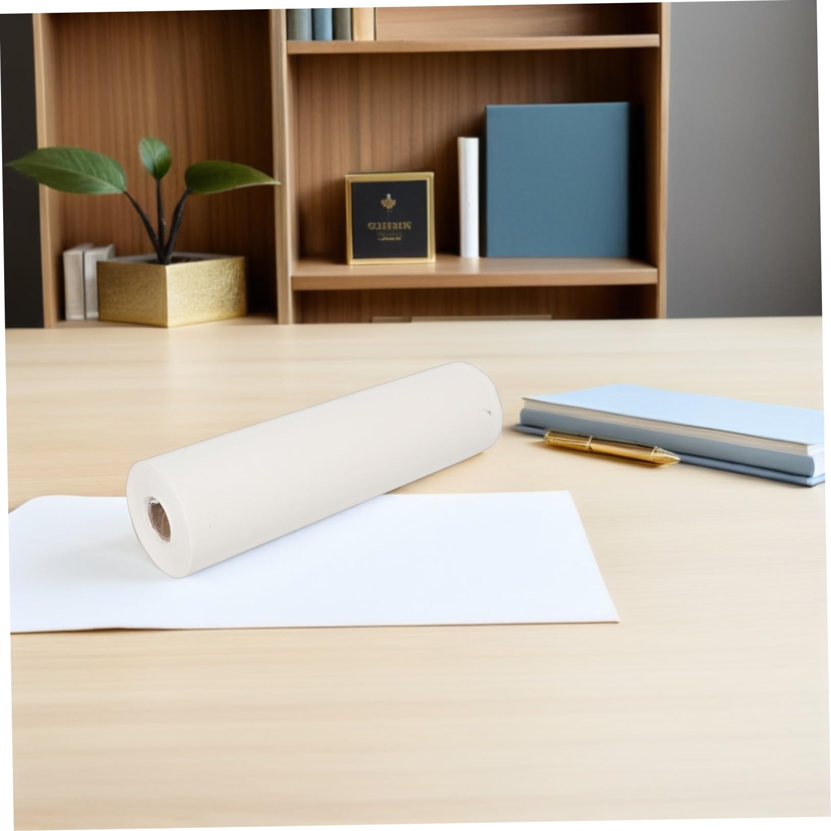 Operitacx Rollo de Papel Xuan 35 Cm X 50 M para Caligrafía China y Pintura Tradicional, Papel Semicrudo de Color Claro Grueso, Arte DIY y Proyectos de Pintura, Adecuado para Artistas