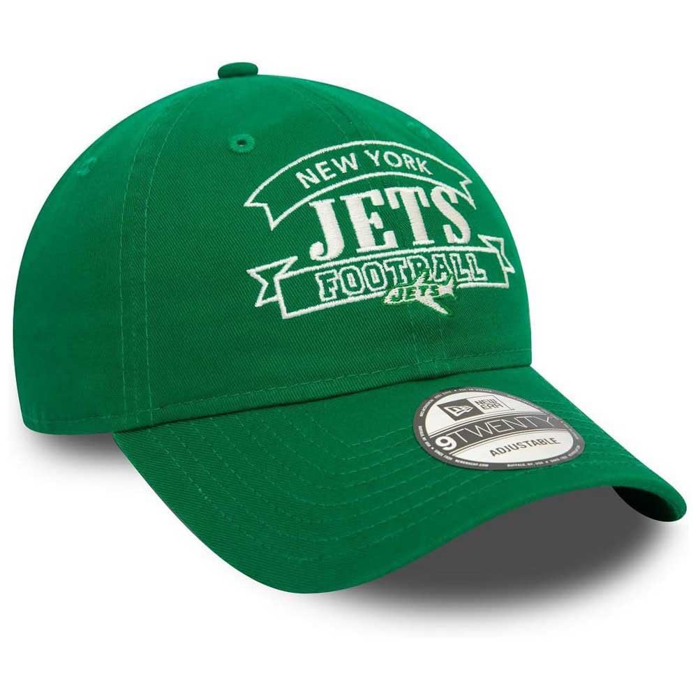New Era Unisex Dark Green Adult's 9Twenty Retro Nfl New York Jets Baseball Cap Hat
