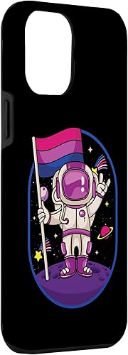 Miniatura 3 de iPhone 15 Pro Max LGBTQ Astronomy Lesbian Astronaut Bisexual Flag Gay Bi Pride Case
