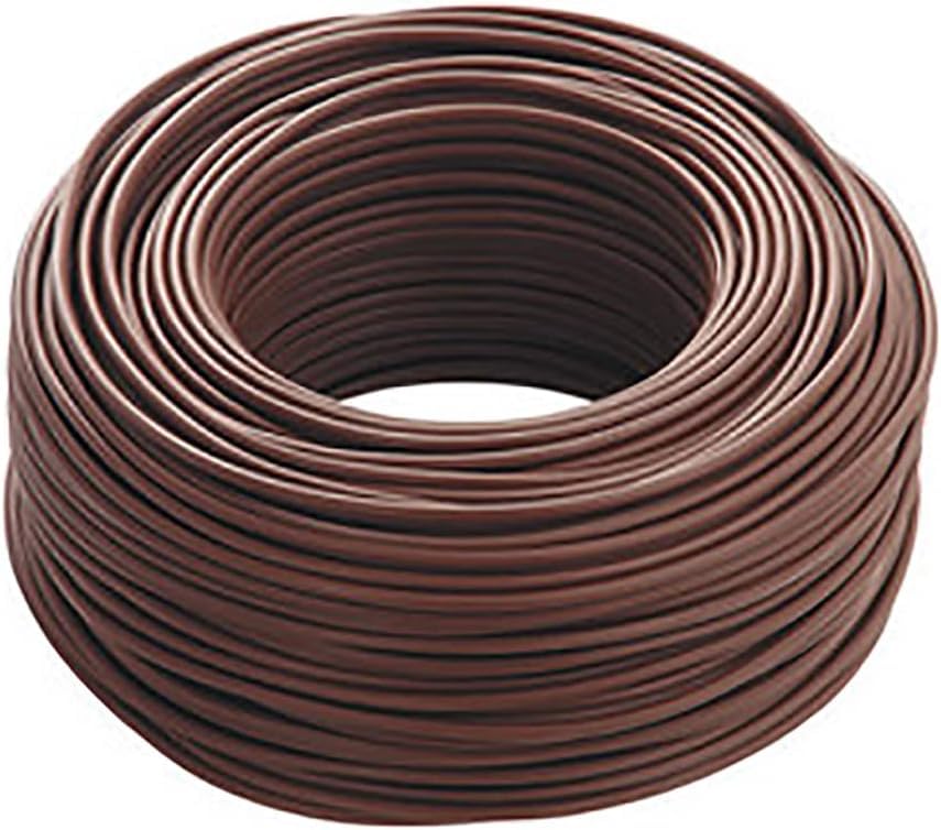 FILO CAVO ELETTRICO UNIPOLARE 1x2,5 MM 2,5 FS17 CORDINA MARRONE VARIE MISURE (100 metri)