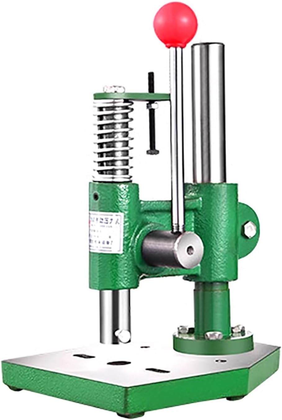 Maximum Height 5.9in,Small Arbor Press, Handle Automatic Rebound Leather Hole Punching Machine, Manual Bench Presses for The Complete Mounting,Removal or Compression of Workpieces
