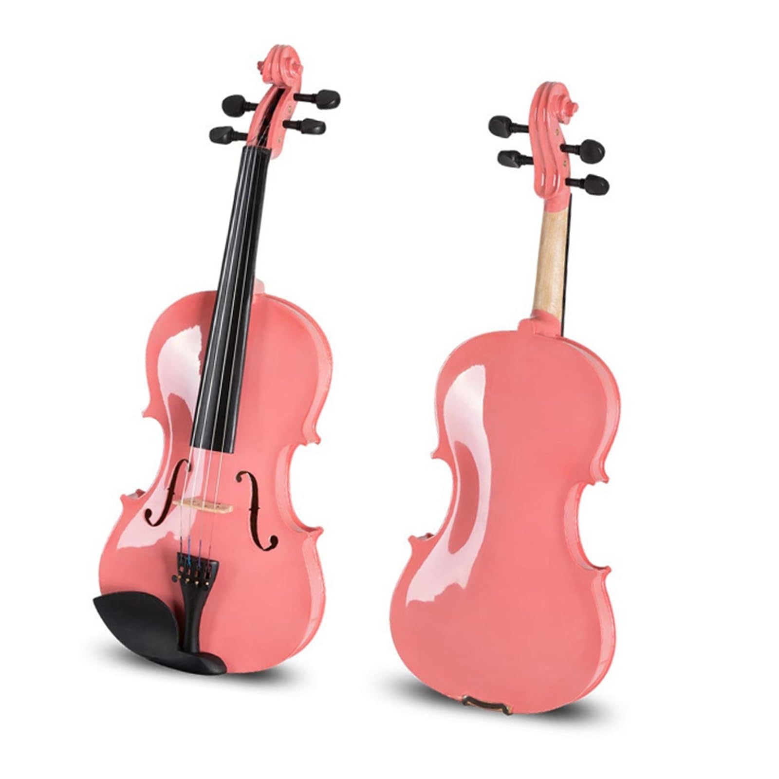 Violino rosa Violino Violino Strumento musicale Violino colorato Violino in tiglio