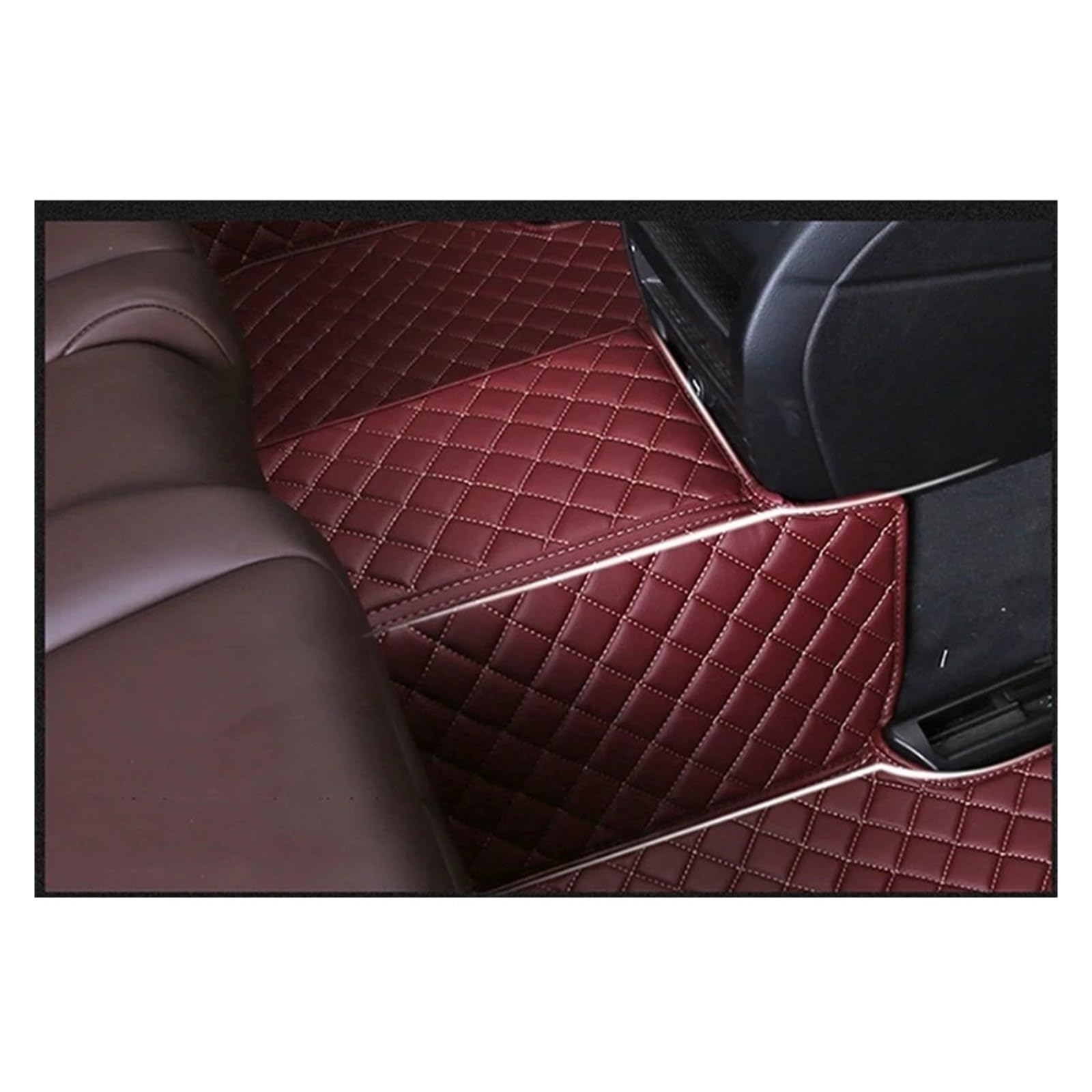 Tapis Sol Voiture Tapis De Sol Auto pour Peugeot 508 Berline 2010-2023 Tapis sur Mesure(All Black,2010-2018 508)