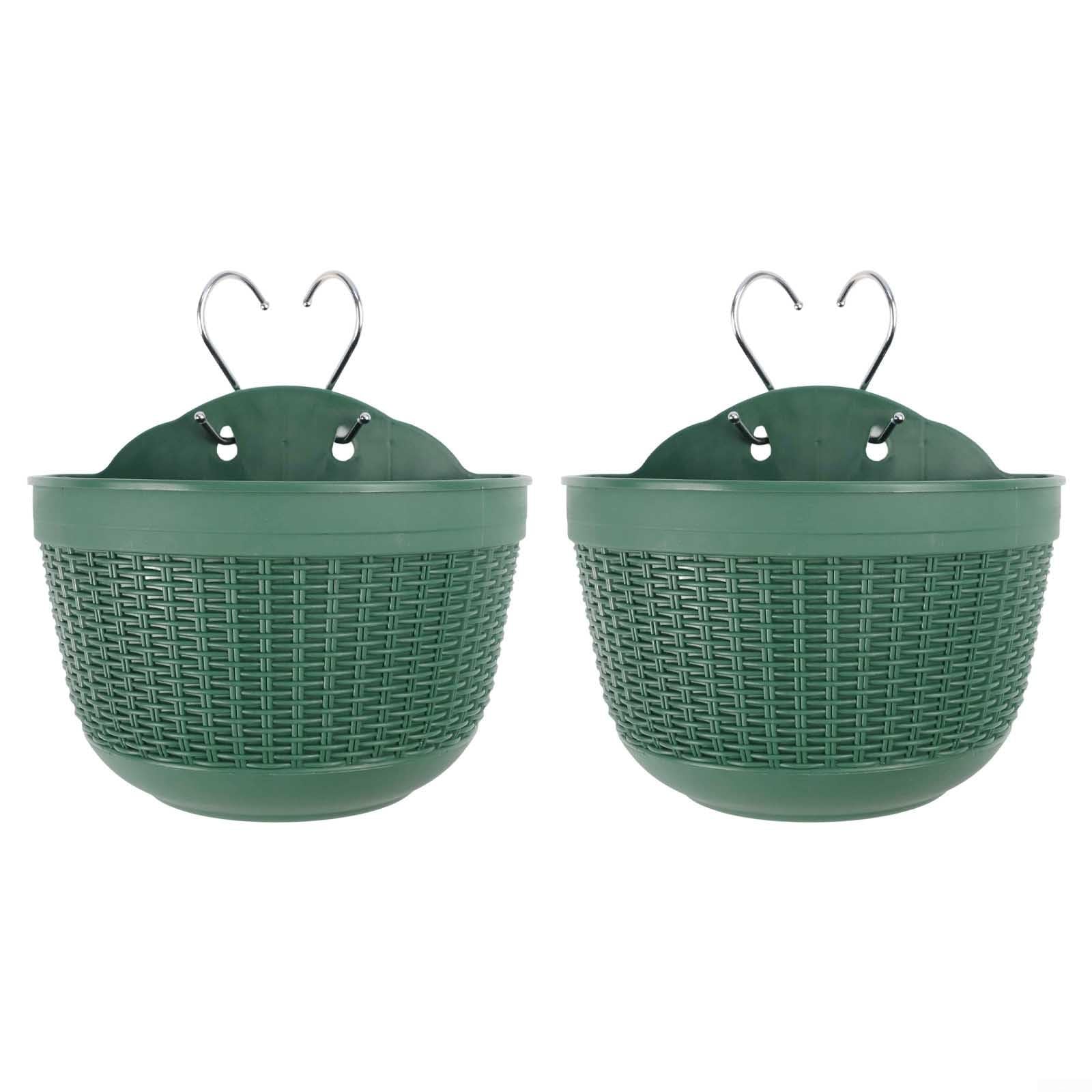 Pot de fleurs à suspendre avec crochets de montage pour verdure verticale et jardin