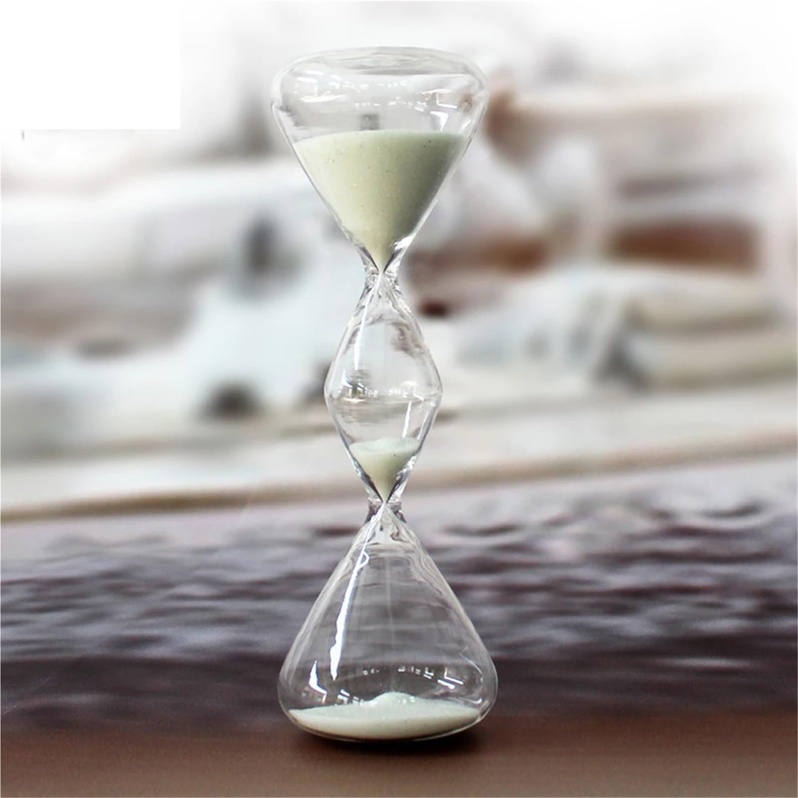 Temporizador de Reloj Arena Irregular Creativo, decoración del hogar, Cristal, joyería, Tiempo, Temporizador Negra para Escuela(Black Small)