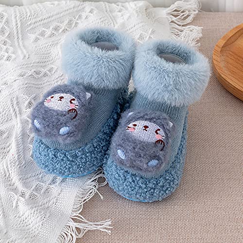 Baby Shoes Infant Socks Shoes Kids Toddler Cute Animal Fuzzy Bunny First Walking Slipper Sneakers Winter Warm Shoes3