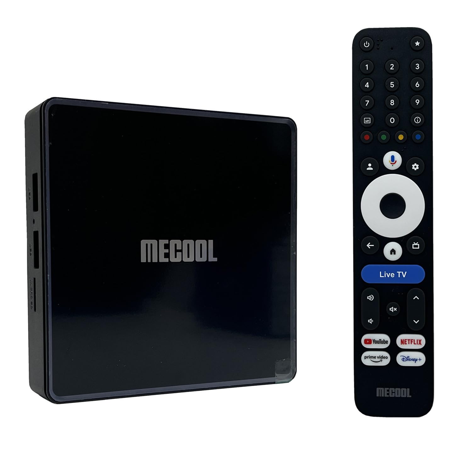 MEon1 TV Box Android 14.0 Amlogic S905X5M 2GB RAM 32GB ROM WiFi6 Ethernet 100M USB 2.0 BT5.2 Compatible con AV1 VP9 H.265 4K HDR