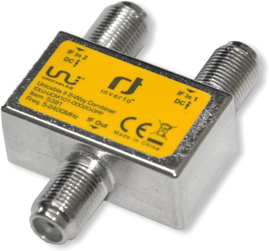Inverto Unicable2 IDLU-UCM101OOO20-OPP 2-Way Combiner 5-2400 MHz