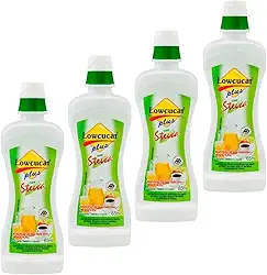 Kit 4 Adoçante Dietético Com Stevia Plus Lowçucar 65ml