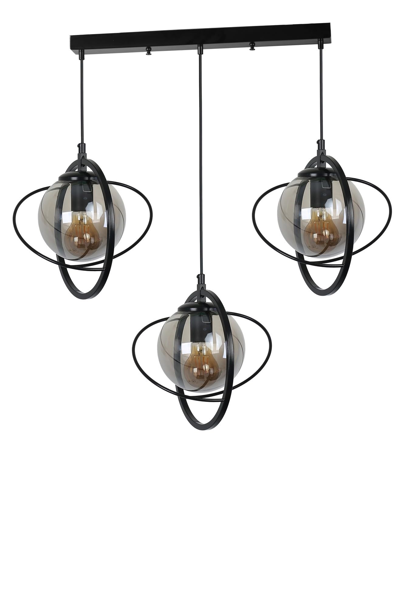 Lustre en métal à hauteur ajustable Opviq pour corriger l'éclairage d'un plafond bas