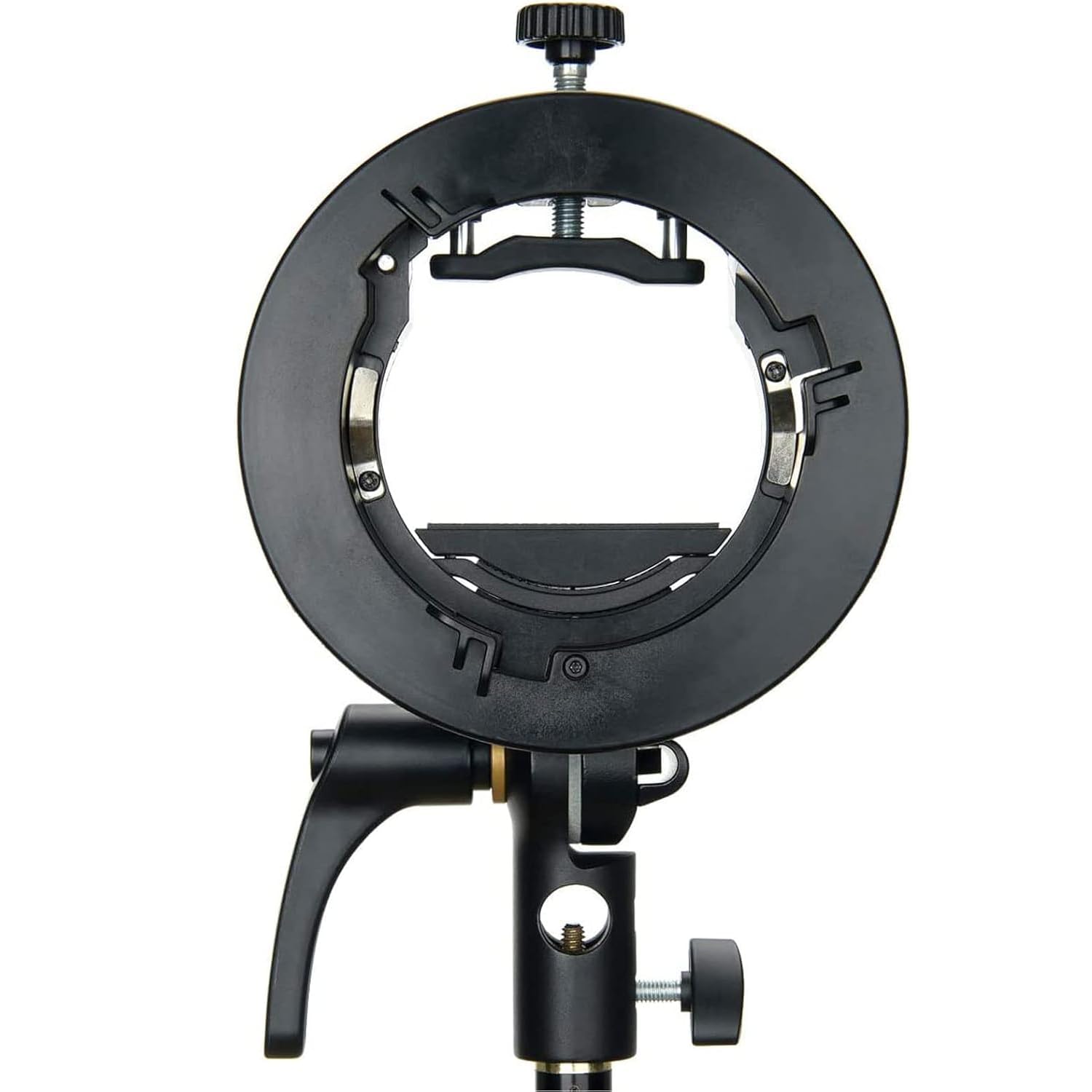Godox S2 Speedlite Bowens Support pour Flash Godox V1,V1Pro,AD200Pro,AD200 AD400Pro et Plus,Support de Flash de Type S à Contrôle d'inclinaison Précis pour Boîte à Lumière,Parapluie,Flashde Studio