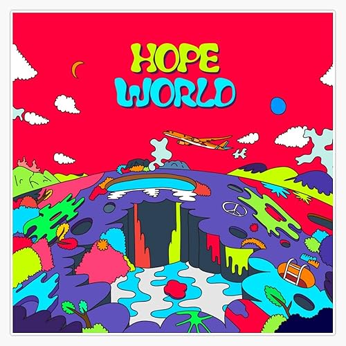JB Print Hope World - Calcomanía de vinilo impermeable para coche, 5 pulgadas