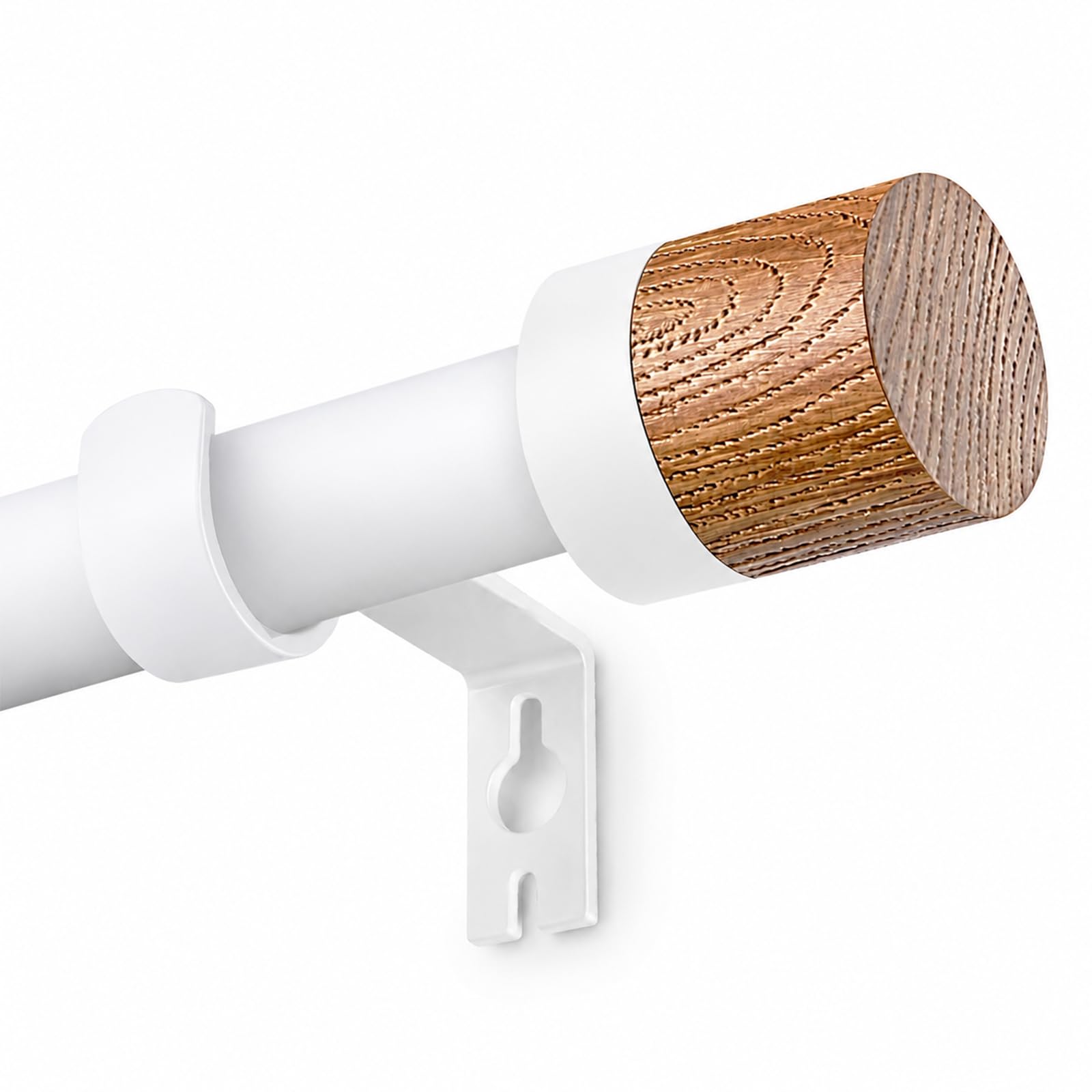 Rustic Wood Curtain Rods - 32-84 Inch -10
