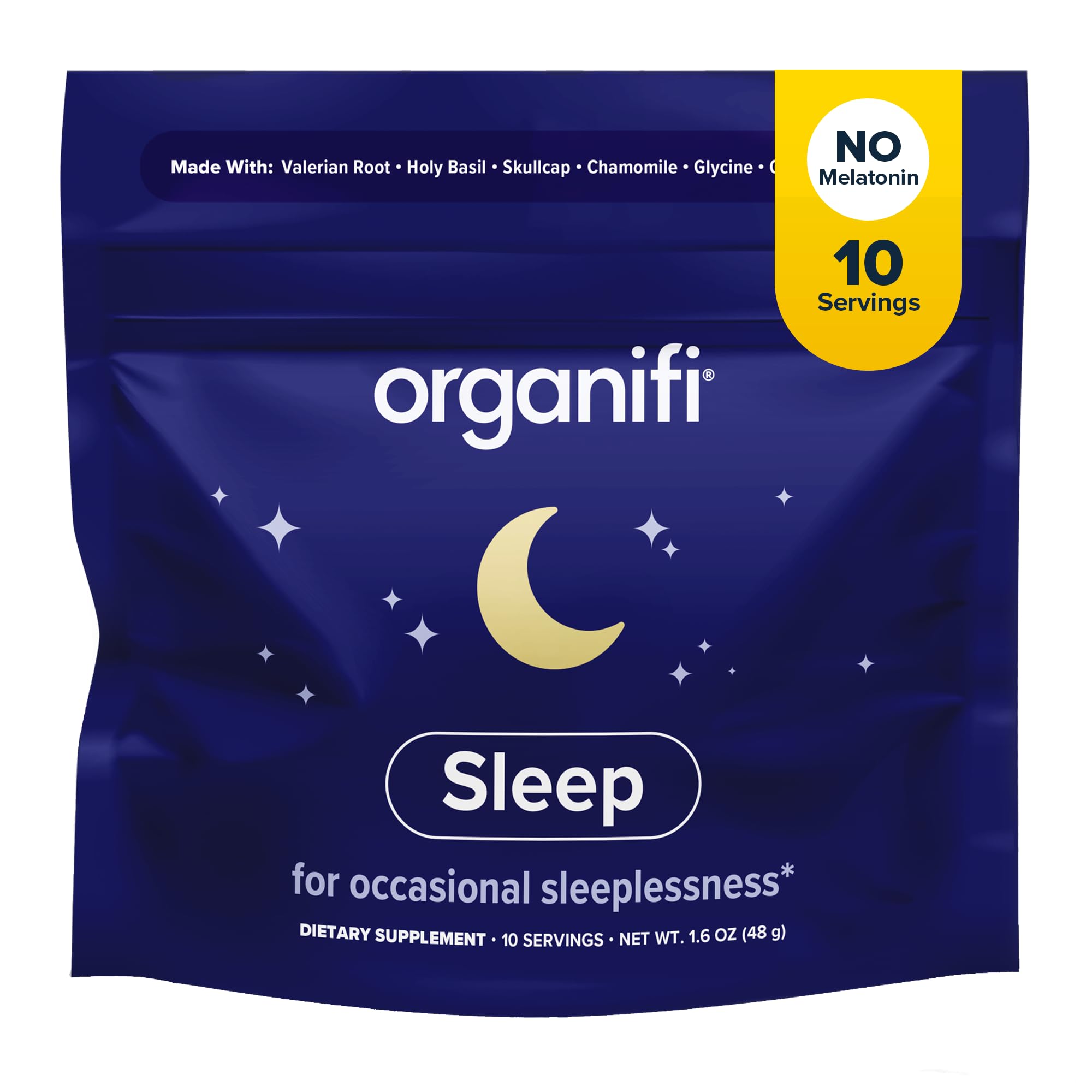 Sleep - Sleep Support with Valerian Root, Lavender, GABA and L-theanine - No Melatonin - Calming and Relaxing Nighttime Drink - No Gluten, Dairy or Soy