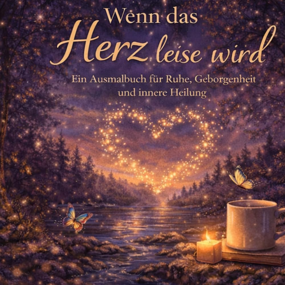 Wenn das Herz leiser wird: Ein Ausmalbuch für Ruhe, Geborgenheit und innere Heilung