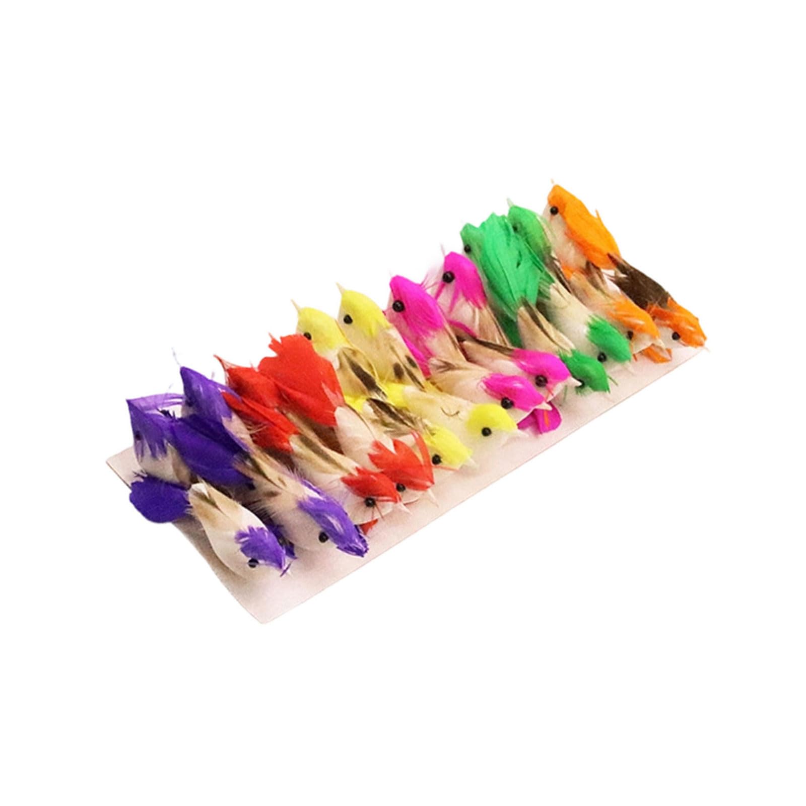 6 / 24Pcs Miniature Simulated Birds Decoration Artificial Sparrows Figurines for Garden Yard Festival Artificial Faux Sparrows Decorative Bird Figurines Simulated Realistic Bird Replicas Garden