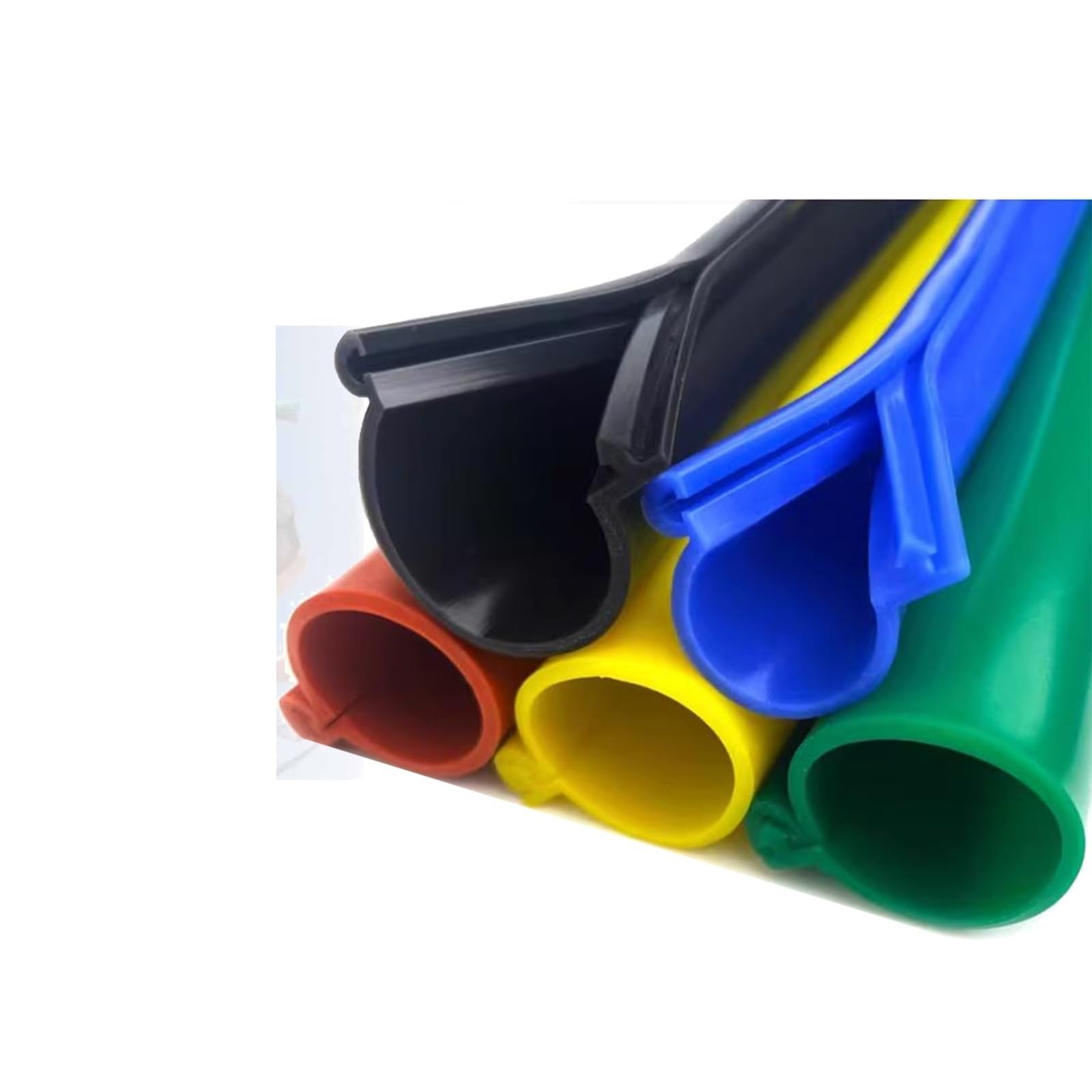 Copertura Isolante in Silicone 35KV, Protettore di Cavo Aperto, Manicrone Isolante Duraturo Resistente alle Intemperie per Linee Elettriche(Black-10ft/3m,ID 35mm/1.38in)