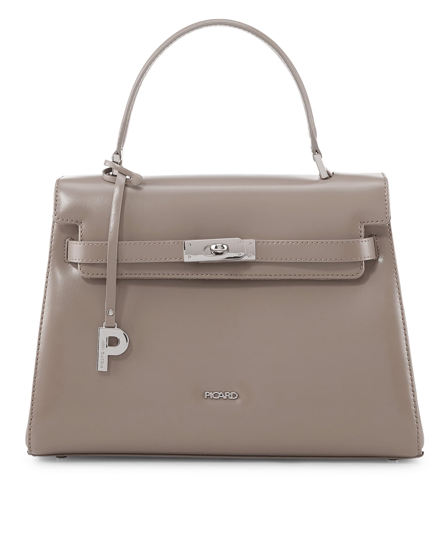 Picard Handtasche Damen Berlin | Henkeltasche aus Echtleder, gesichertem Drehverschluss & abnehmbarem Schultergurt | Umhängetasche | Elegant, modern, hochwertig | Schultertasche