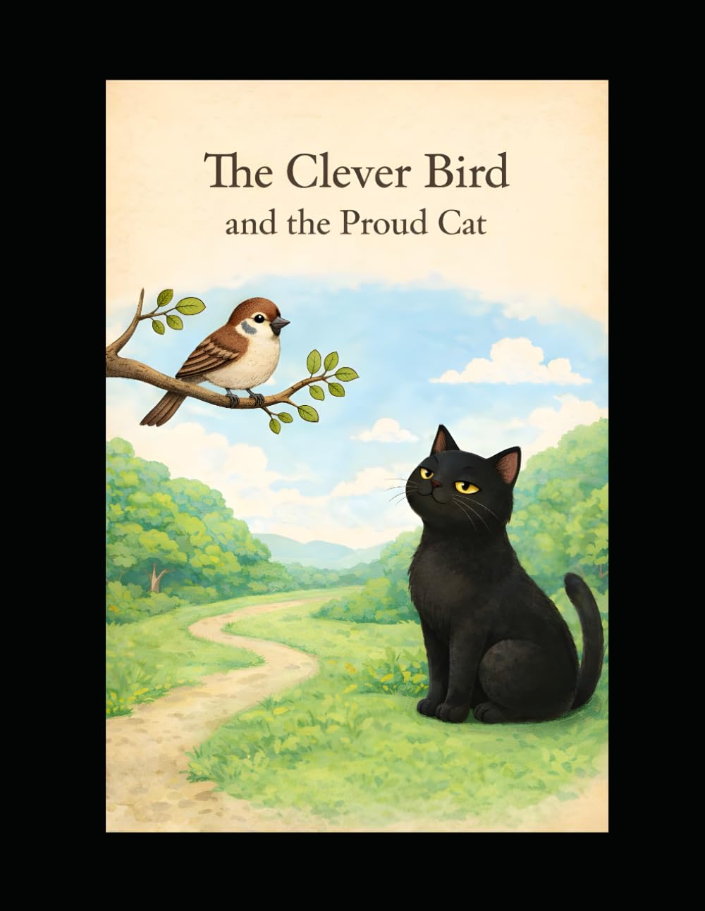 The Clever Bird and the Proud Cat: A Heartwarming Animal Story About Wisdom, Kindness, and Friendship for Kids | Sparrow and Black Cat Bedtime Tale