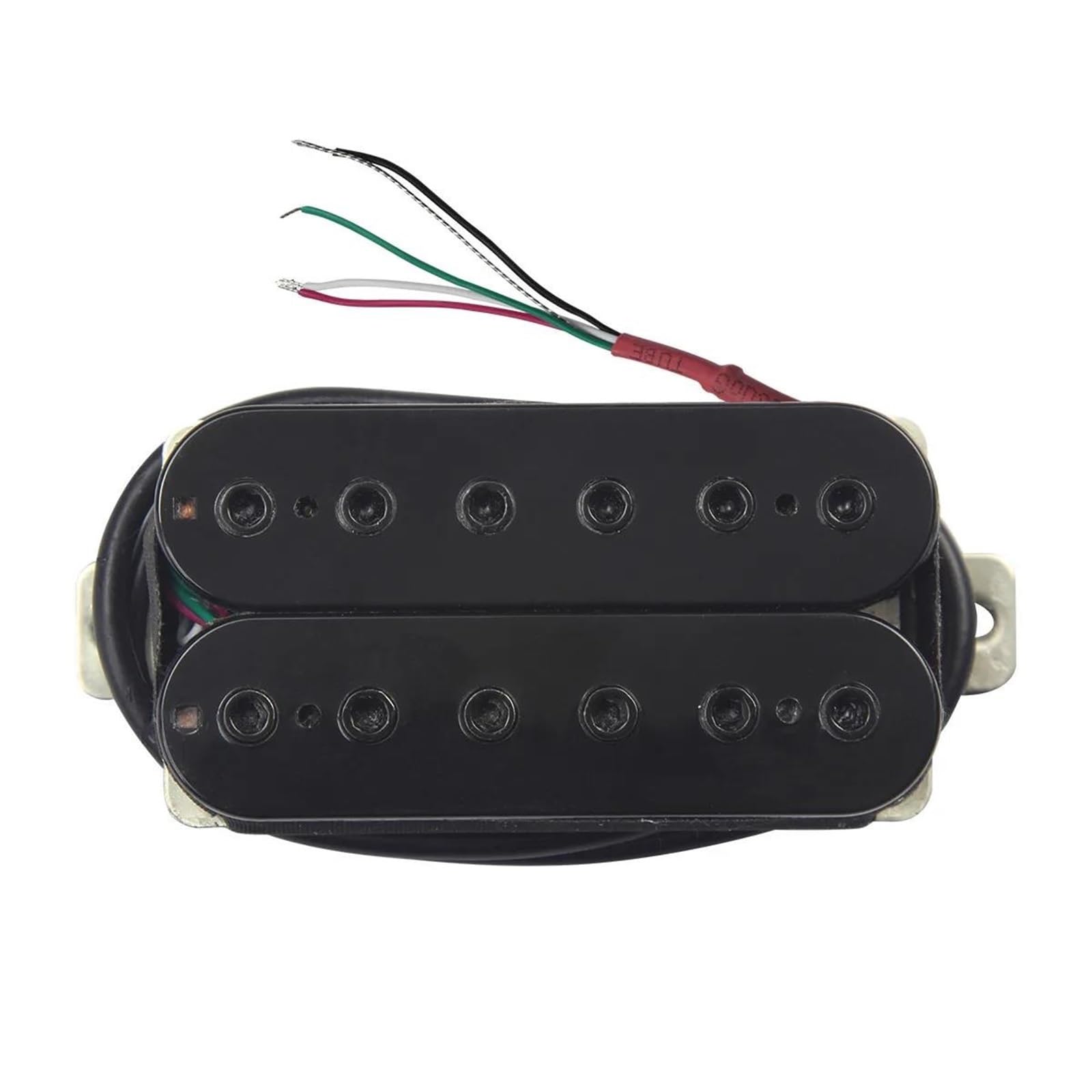 Pastilla De Guitarra Eléctrica Profesional Pastilla Humbucker Para Guitarra Eléctrica Alnico 5 2 Uds | Mástil negro+puente para accesorios de piezas de guitarra