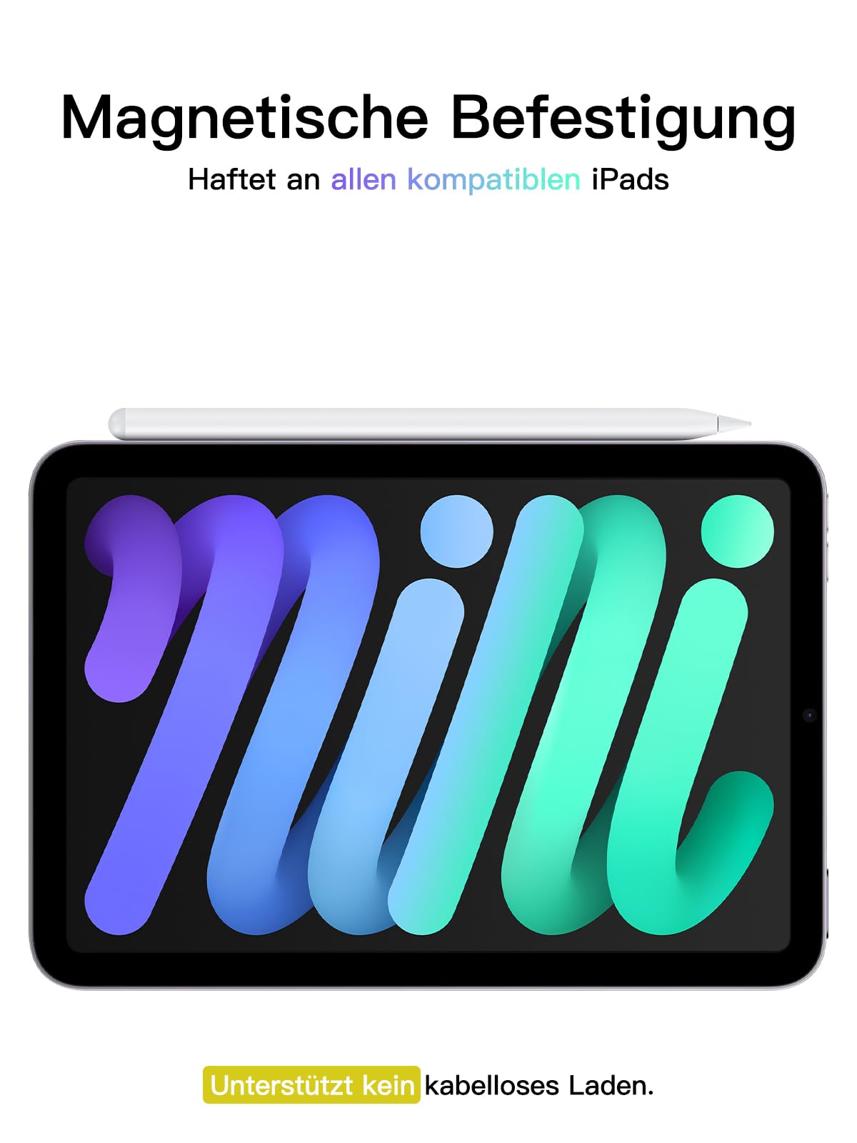 Penna per iPad 2018-2026 con Ricarica Rapida, Rifiuto del Palmo e Rilevamento dell'Inclinazione, Compatibile con iPad 11/10/9/8/7/6/A16, Mini 7/6/5, Air M4/M3/M2 11"/13"/5/4/3, Pro M5/M4 13"/12.9″/11″