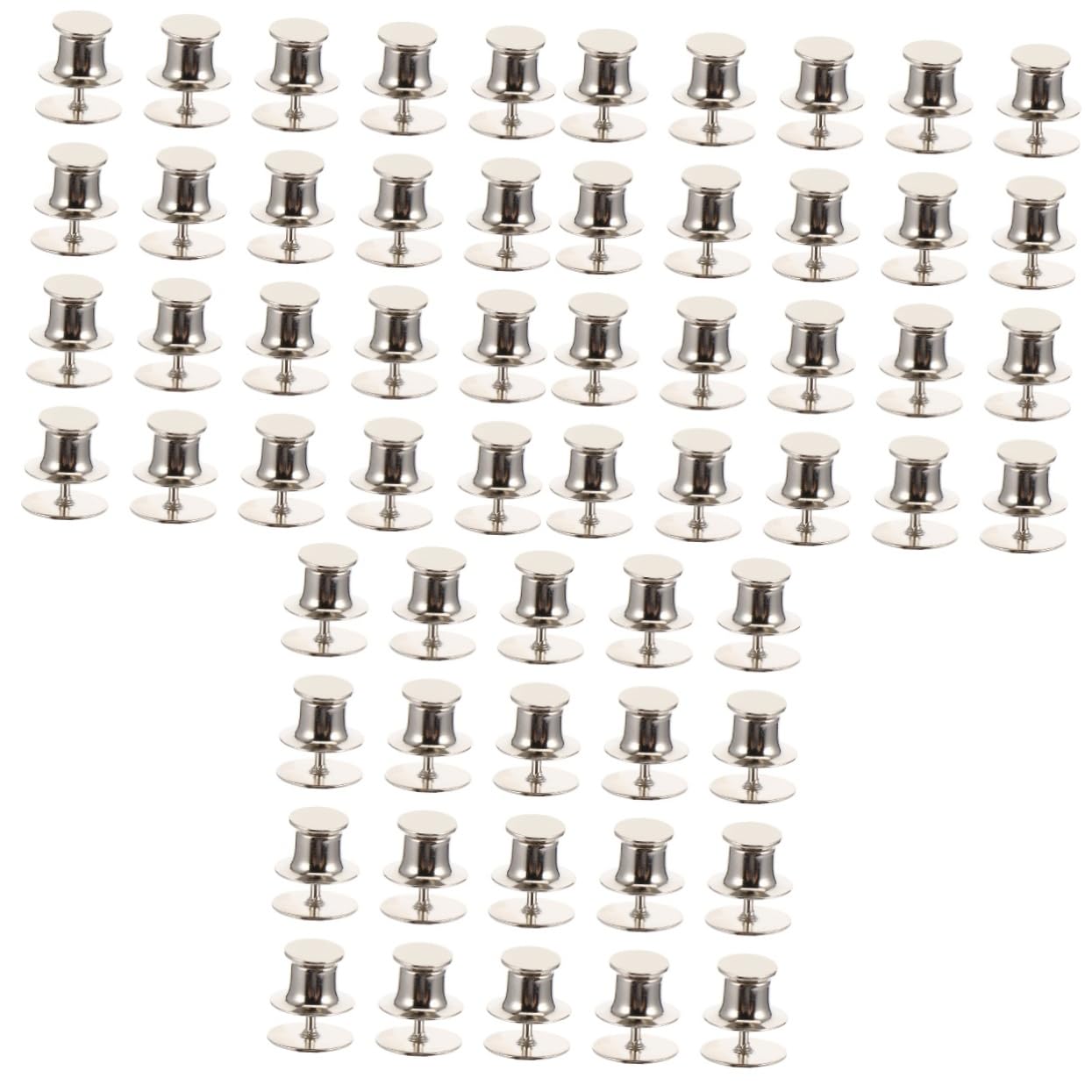 TEHAUX Lot de 150 Épingles À Cravate Plates en Nickel De 10 Mm Élégantes Et Polyvalentes avec Épingle en Cuivre pour La Décoration De Vêtements
