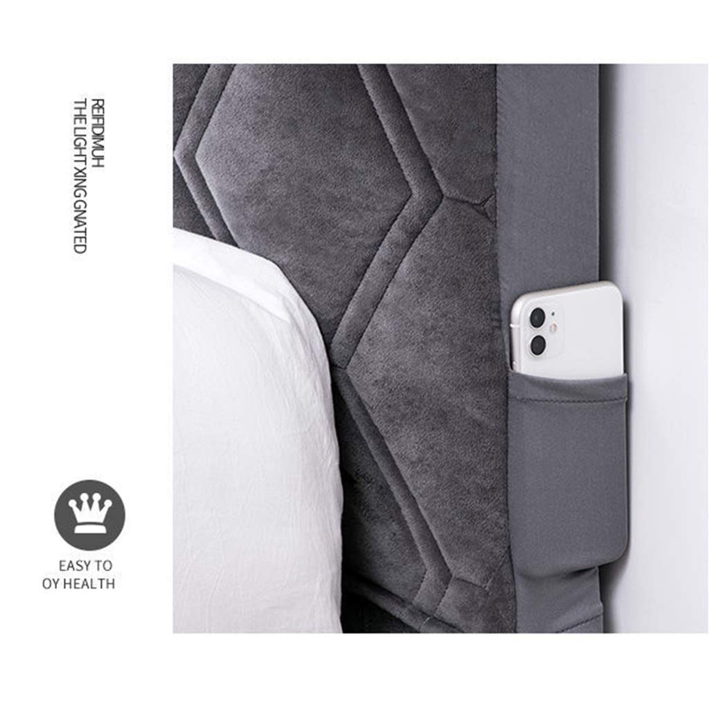 Uyeoco Bett Kopfteil Abdeckung - Full Twin Queen King Bett Kopf, Staubdichte Bezug, Verdickt All-Inclusive Kopfteil Husse