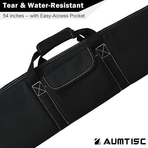Miniatura 3 de AUMTISC Funda suave para rifle, bolsa de transporte de pistola para caza de 444852 pulgadas con bolsillo con cremallera y correa de hombro ajustable