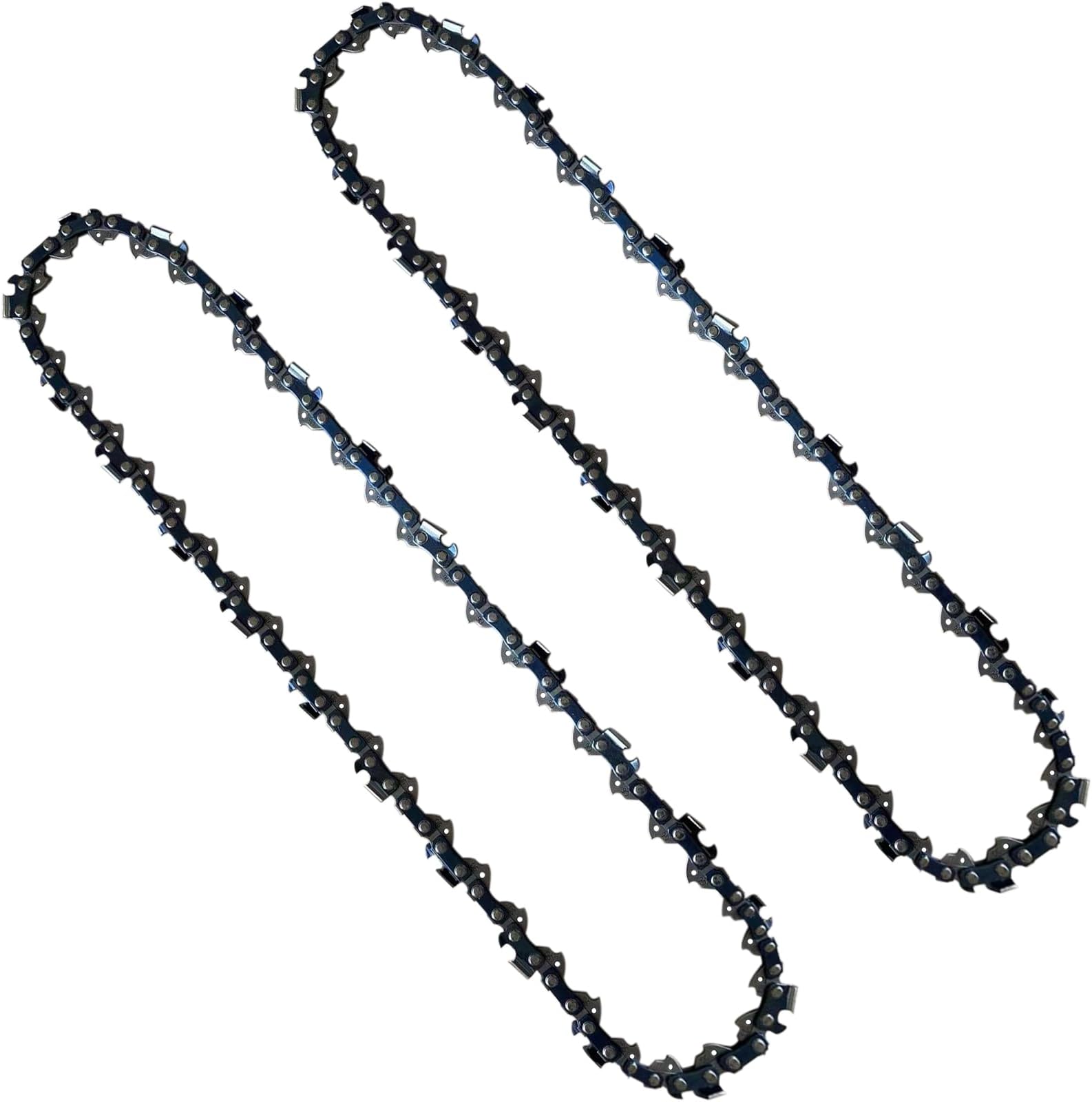 2X 12 Inch (30 cm) Chainsaw Chains for Dewalt DCM565N, Replacement Chain Saw Chain fit Ryobi OCS1830-3/8" Pitch, .043"(1.1 mm) Gauge, 45 Drive Links
