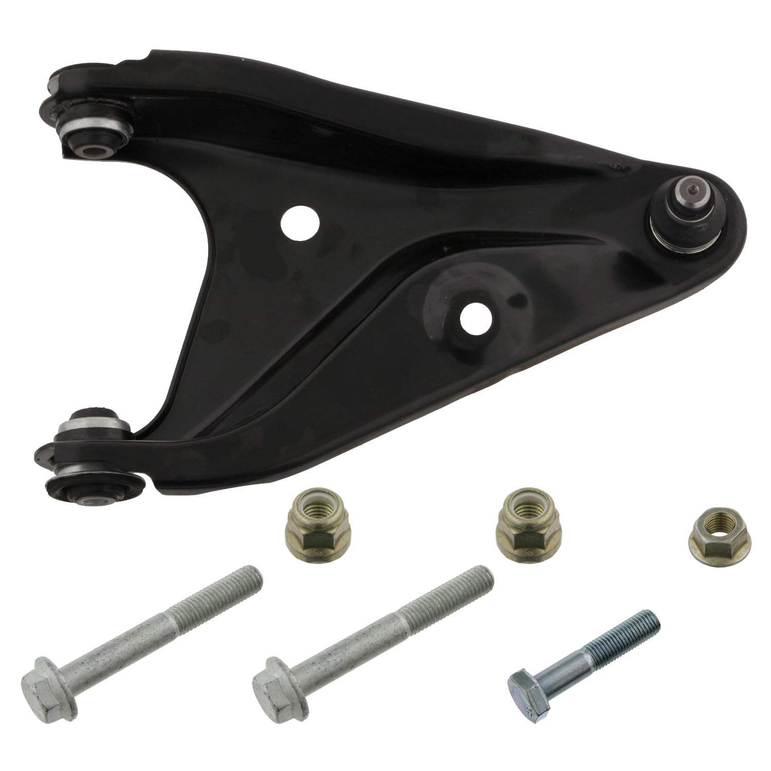 febi bilstein 40254 Bras de suspension avec matériel à ajouter, palier et articulation, 1 pièce | Compatible avec: DACIA LOGAN, LOGAN EXPRESS, LOGAN MCV, LOGAN Pick-up, SANDERO, RENAULT LOGAN I, LOGAN I Kombi