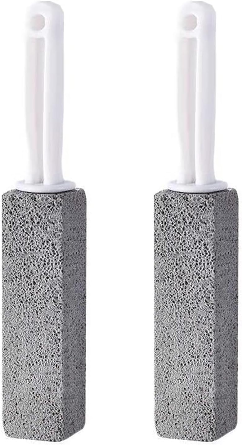 2 Pack Pumice Stone for Toilet Bowl Cleaning with Handle