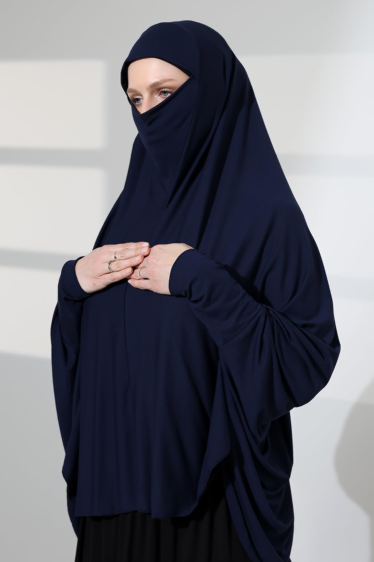 ihvan online, Frauen Muslim Hijab Cover, islamischer Khimar, lange Salah -Kleidung. Gebet Hijab für Frauen