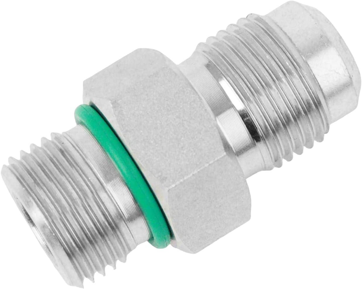 Fuel Check Valve Compatible with Cummins N14 Diesel Engine, Prevents Fuel Backflow, Replace for 042211,3348332, Includes Gasket, Aluminum