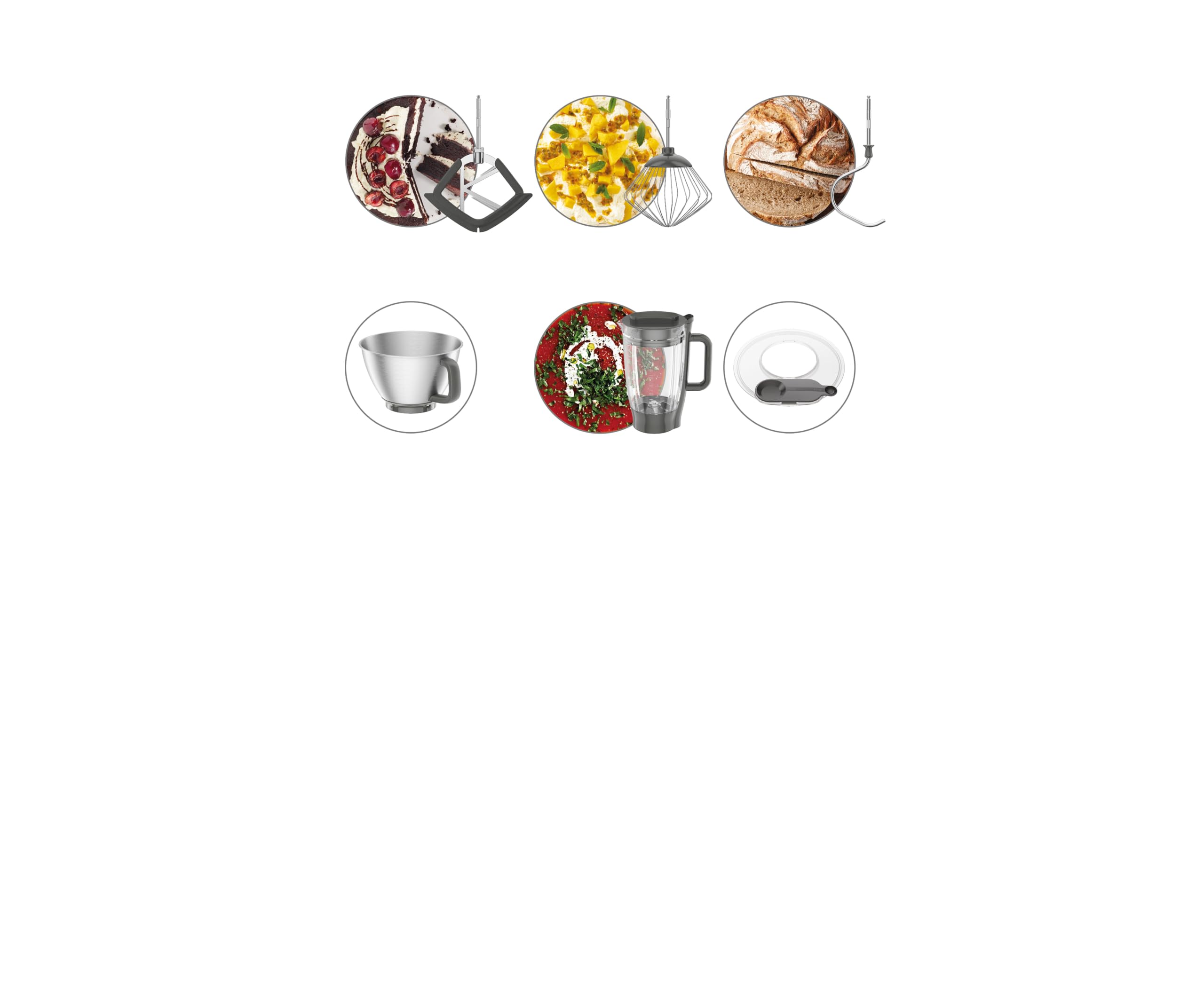 Kenwood Smart-Touch - Planetaria con 6 Programmi Preimpostati, 1000W, Nero