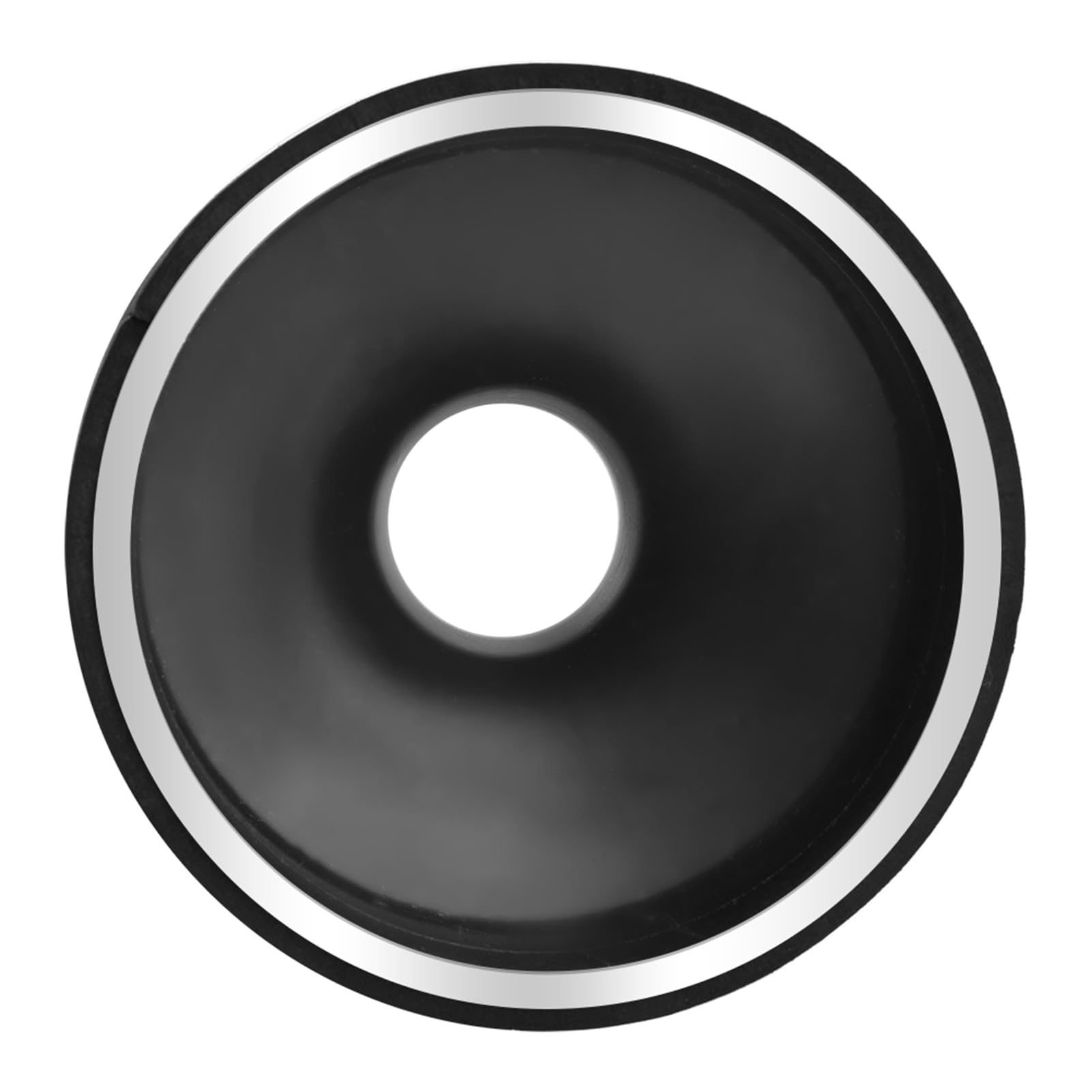 NIBEMINENT Lade Lightweight ABS Alto Saxophone Mute Sax Dampener Mute Accessory(Silver)