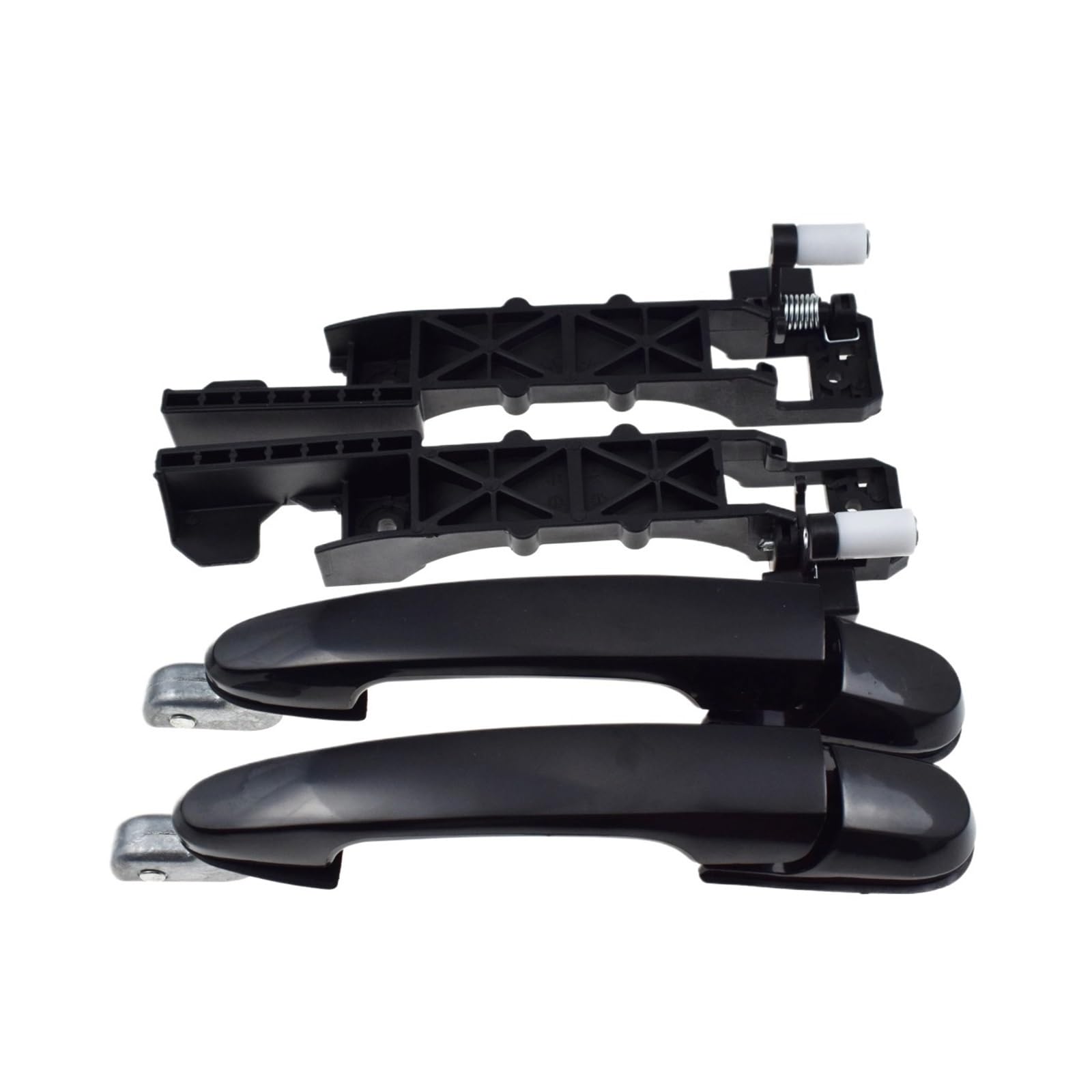 WNBXHSD Car Exterior Car Door Handle for Hyundai for Tucson 2004-2009 Outside Door Handle Frame Bezel Base Front Rear Left Driver Right Passenger