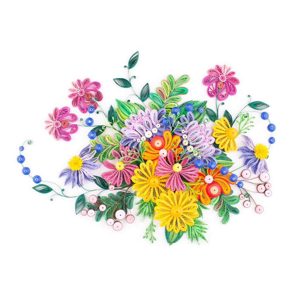 ODETOJOY 5mm Gradient Quilling Paper Strips - 840pcs in Chromatic Crescendo
