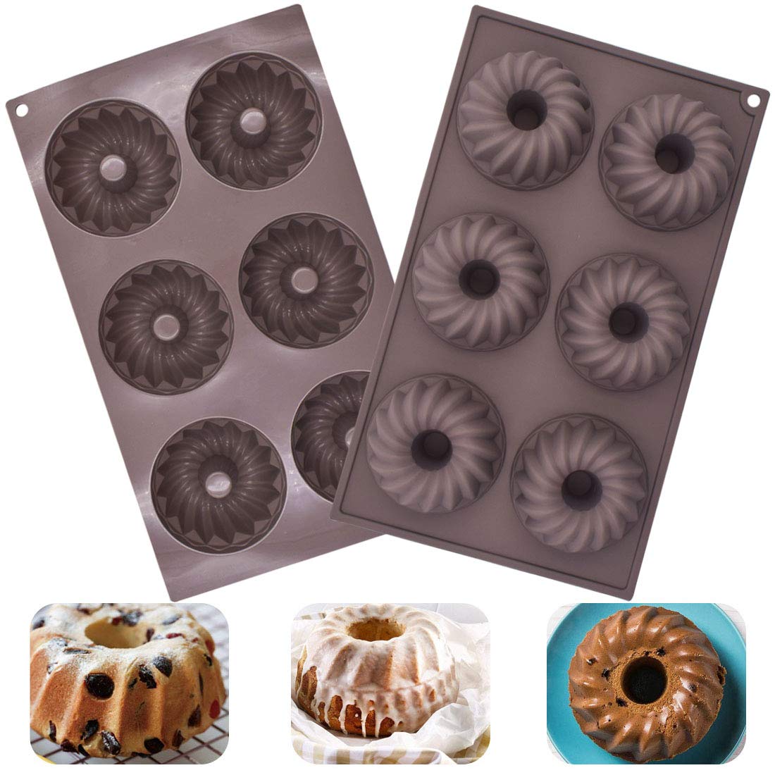 Silikon-Donut-Pfanne Mit 12 Mulden – Hitzebeständig Bis 229°C, Inkl. Backhandschuhen, Ideal Für Mini-Donuts & Muffins