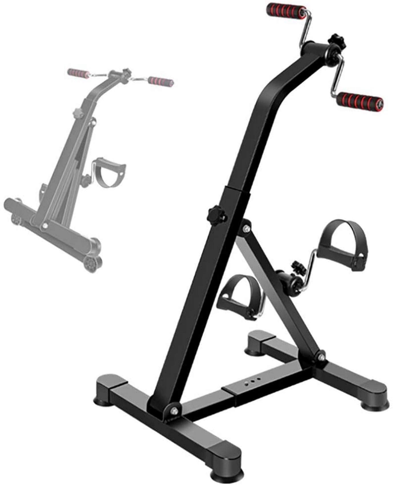 Vélo de rééducation et mini pédalier d'appartement pour bras et jambes à résistance réglable