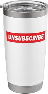 Unsubscribe Sarcastic Subscribe Retro Vintage Stainless Steel Insulated Tumbler